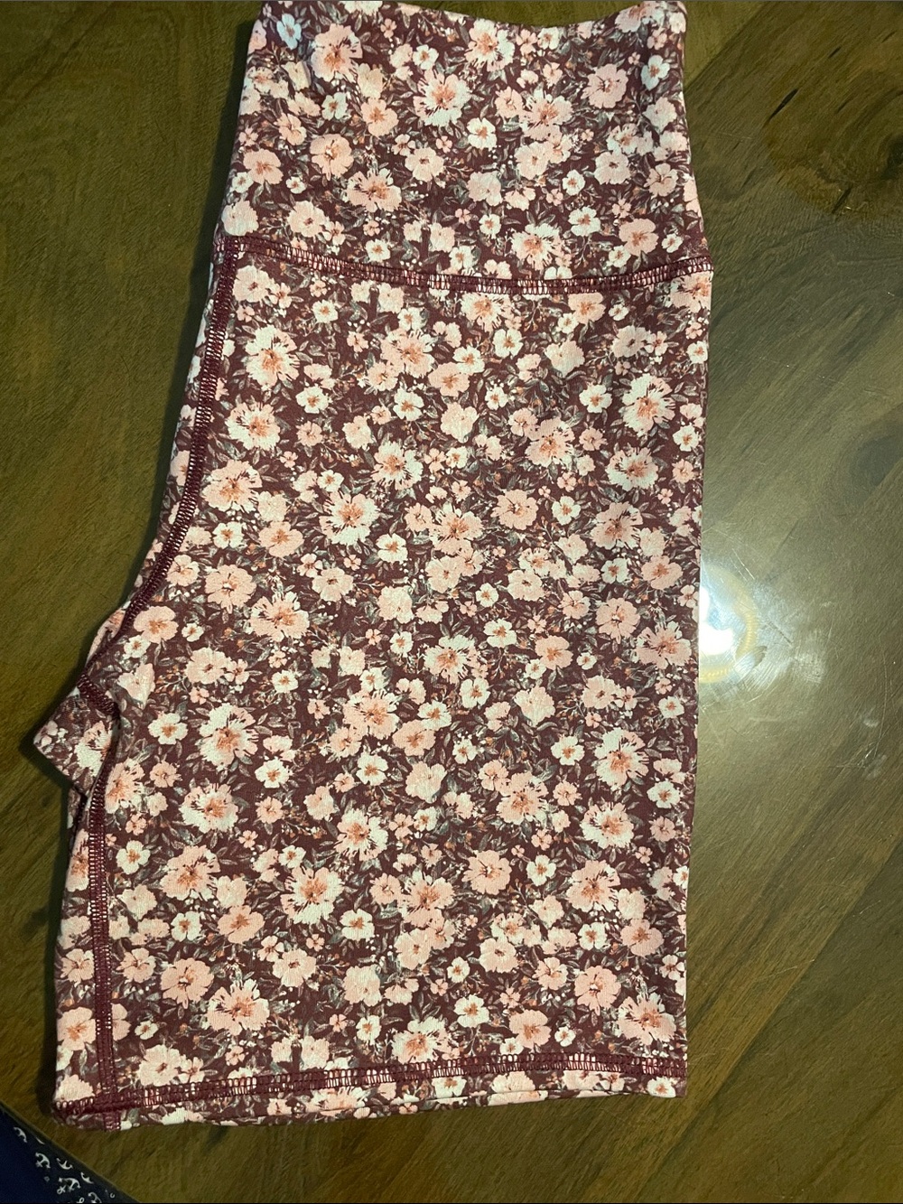 Floral Print Women's Bike Shorts - SO juniors brand Size Large